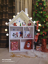 Кукольный домик/стеллаж для книг Bonny Dom white