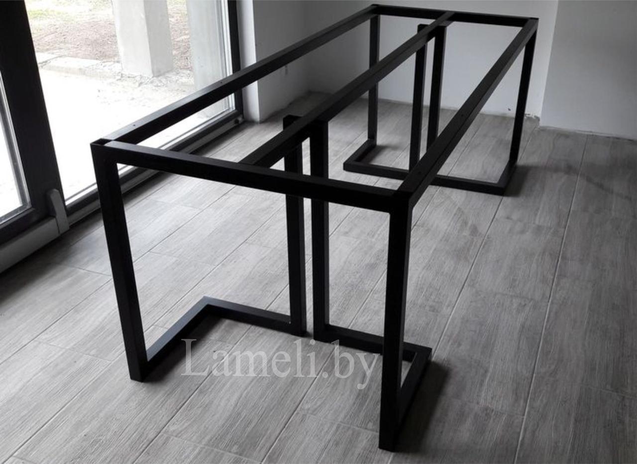 Опора металлическая для стола из дуба Лофт серии "К-1". Выбор цвета и размера. Доставка по РБ! - фото 2 - id-p111267883