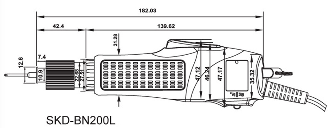 Винтоверт бесщеточный Kilews SKD-BN207L (B) + силовой контроллер Kilews SKP-32BC-60WN - фото 2 - id-p109333468