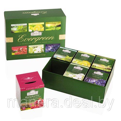 Чай Ahmad Evergreen Вечнозеленая коллекция чая набор 6 видов в пакетах 120 г (картон - фото 2 - id-p111268284