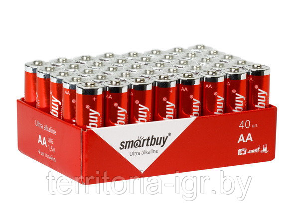 Батарейки LR6/40 bulk AA Smartbuy
