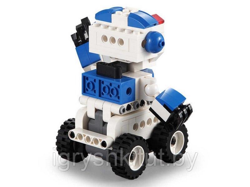 Конструктор Cada инерционный BOBBY Робот-грузовик 2 в 1 (195 деталей), Аналог, арт.C52018W - фото 3 - id-p111275630