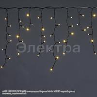 WW/W FLASH теплый белый/белый светодиодная Бахрома 3x0.6м., 140 LED черный провод каучук.Мерцание