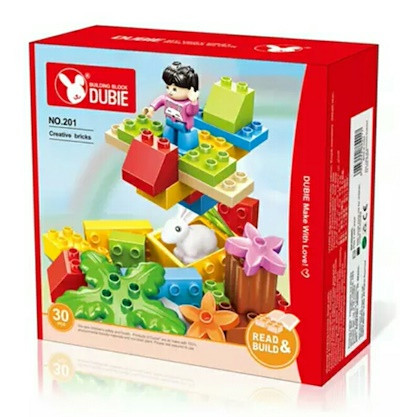 Конструктор DUBIE Дерево, 30 деталей, арт.201