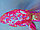 Ушки -ободок с паетками, розовые, фото 3