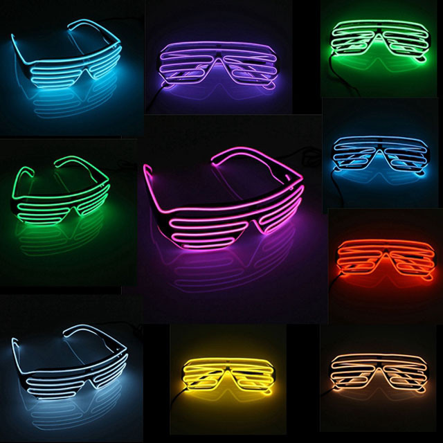 Светящиеся Led очки Жалюзи - фото 1 - id-p111304918