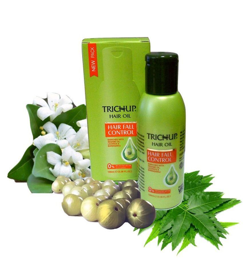 Масло для волос Тричуп против выпадения волос, Trichup Oil Hair Fall Control 100 мл. VASU Индия