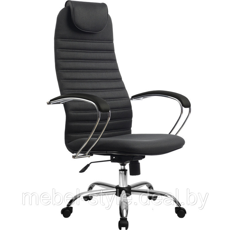МЕТТА кресла BK-10 PL для комфортной работы , стул BK-10 PL ткань сетка черная,серая - фото 5 - id-p111351228