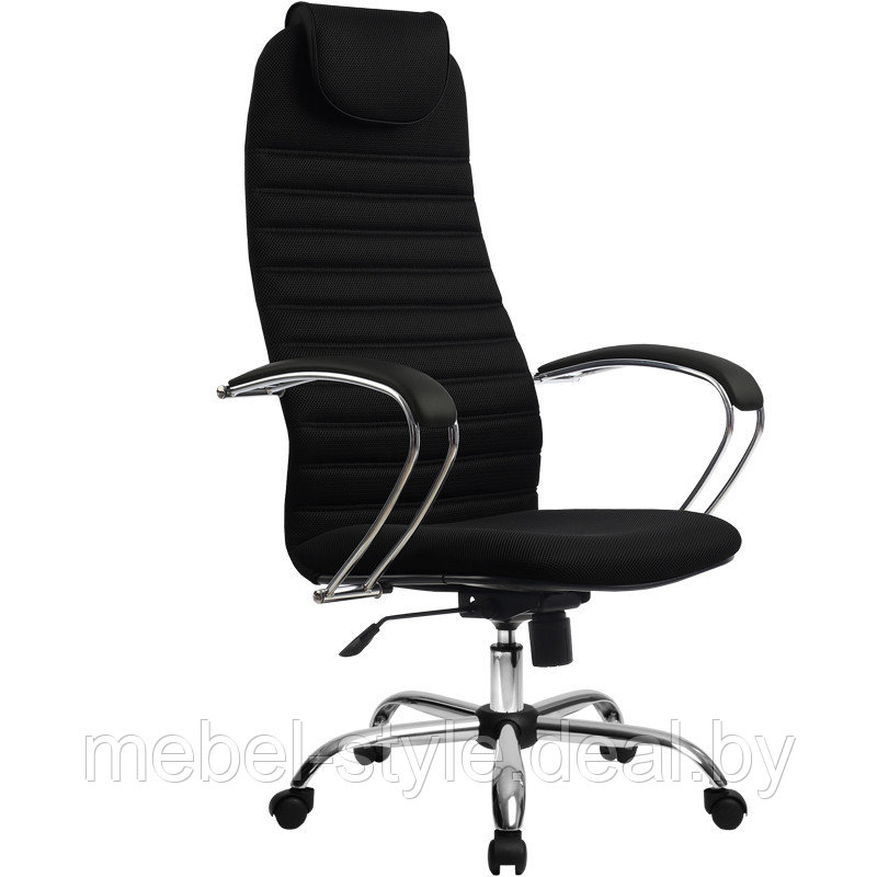 МЕТТА кресла BK-10 PL для комфортной работы , стул BK-10 PL ткань сетка черная,серая - фото 7 - id-p111351228