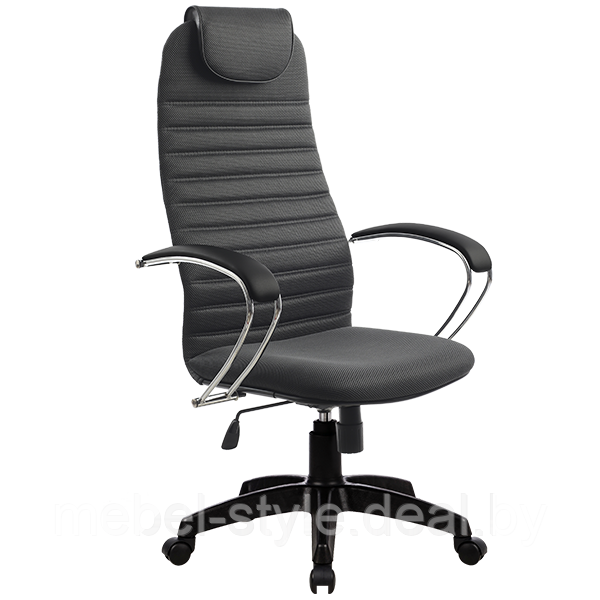МЕТТА кресла BK-10 PL для комфортной работы , стул BK-10 PL ткань сетка черная,серая - фото 2 - id-p111351228