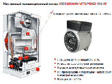 Газовый котел Viessmann Vitopend 100 A1JB 12/24 turbo, фото 3