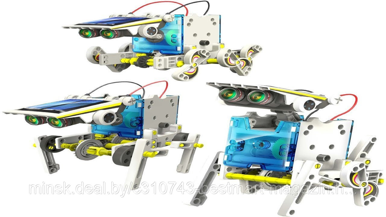 Робот конструктор SOLAR ROBOT 14 в 1 на солнечных батареях | Бесплатная доставка - фото 4 - id-p111241733
