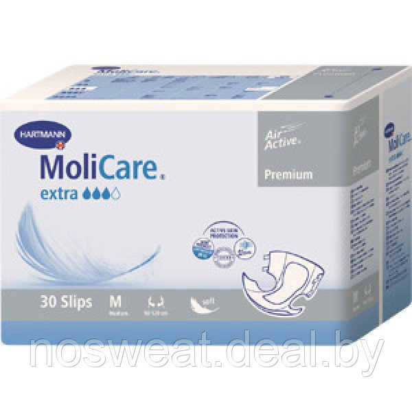 Подгузники д/взр. воздухопроницаемые MOLICARE PREMIUM EXTRA SOFT (№2)