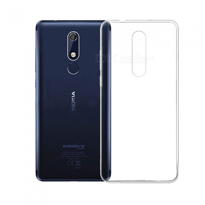 Чехол-накладка для Nokia 5.1 2018 (силикон) прозрачный