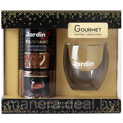 Кофе Jardin подарочный набор молотый кофе в растворимом с подарком, 95 г - фото 1 - id-p111465148
