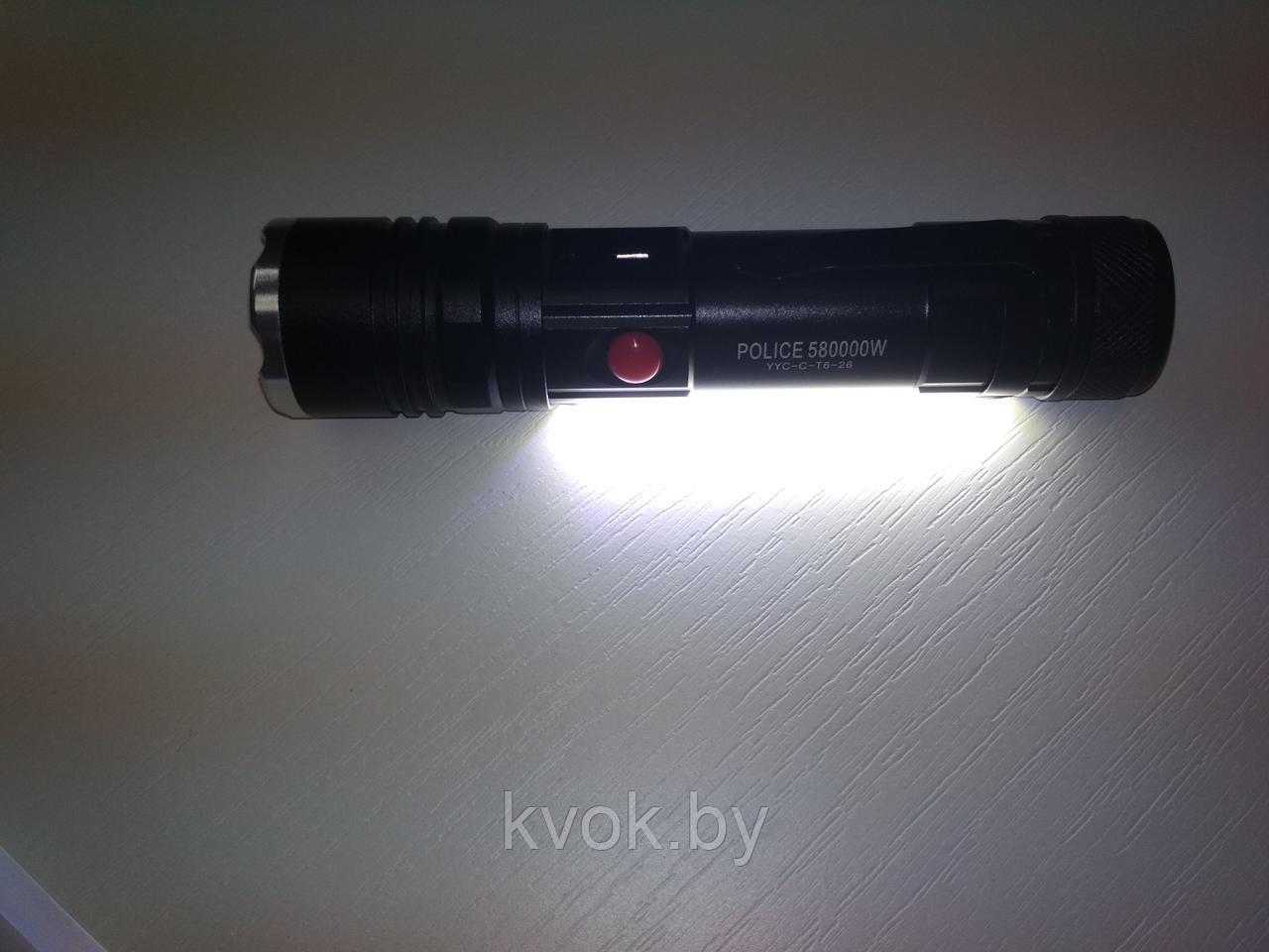 Аккумуляторный USB фонарь Огонь Н-685 с СОВ лентой - фото 5 - id-p111448828