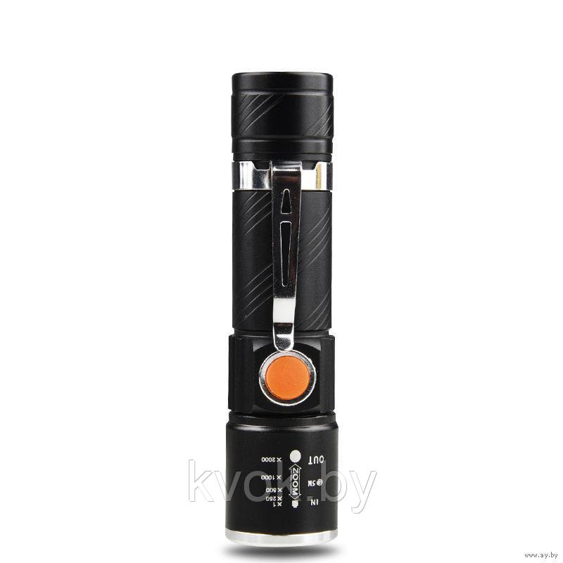 LED Светодиодный фонарь USB Огонь YY-616USB-T6 ZOOM - фото 2 - id-p111468742