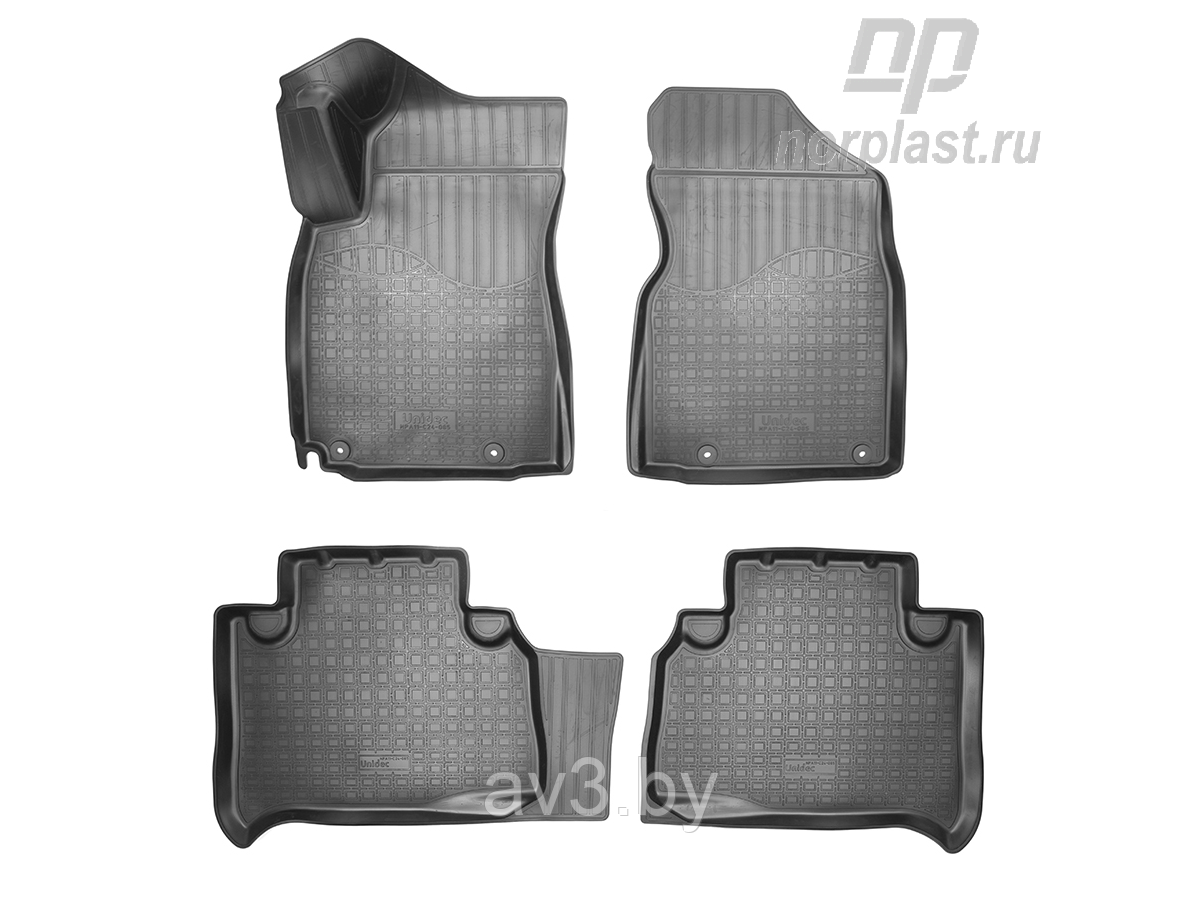Коврики в салон Geely Emgrand X7 2018-2022 3D / Джили Эмгранд Х7 (Norplast)