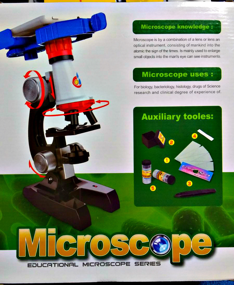 Детский Микроскоп с держателем для телефона (1200х) C2136 - фото 6 - id-p111219093