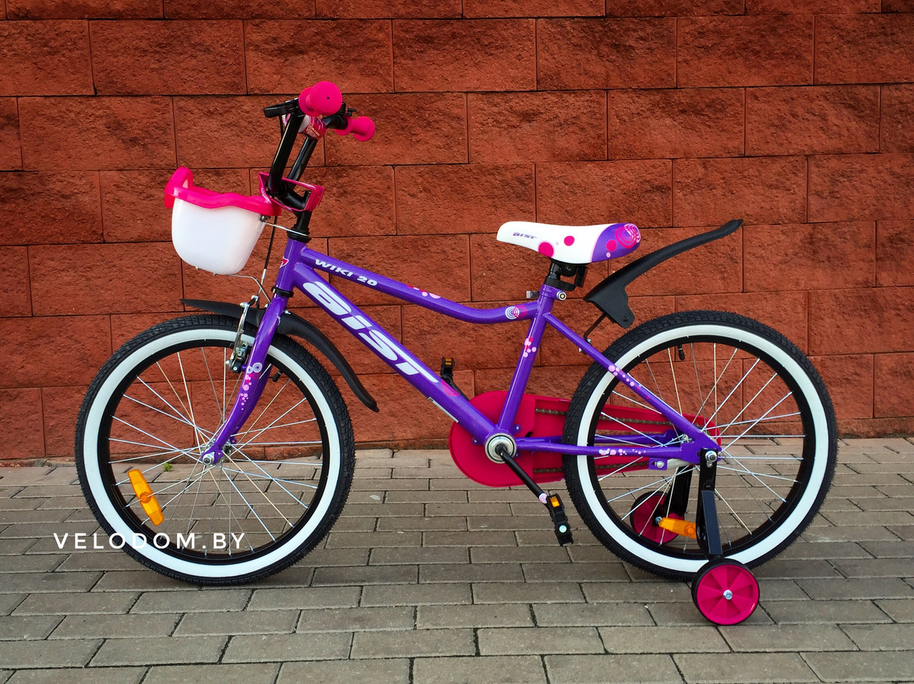 Велосипед детский Aist Wiki 20" фиолетовый