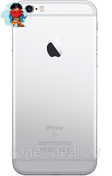 Задняя крышка (корпус) для Apple iPhone 6S Plus (A1634, A1687) цвет: серебристый - фото 1 - id-p92972019