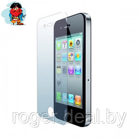 Защитное стекло для Apple iPhone 4s, цвет: прозрачный