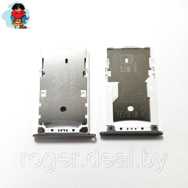 Sim-слот (сим-лоток, Micro SD лоток) для Xiaomi Redmi 3 (Серый) - фото 1 - id-p100262970