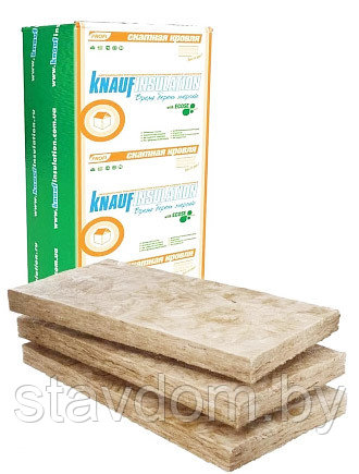 Теплозвукоизоляция KNAUF ПРОФIТЕП 50 Норма (TS 040) 50х610х1230мм (0,6м3) - фото 2 - id-p111507991