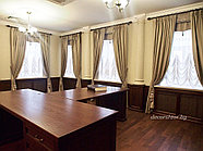 Классические шторы с боковыми подхватами в кабинет, фото 4