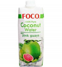 Кокосовая вода Foco с розовой гуавой, 330 мл. (Вьетнам)