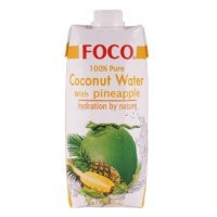 Кокосовая вода Foco с соком ананаса, 330 мл. (Вьетнам)