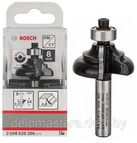 Фреза профильная С, с 2-мя лезвиями HM BOSCH (2608628396) - фото 1 - id-p93136709