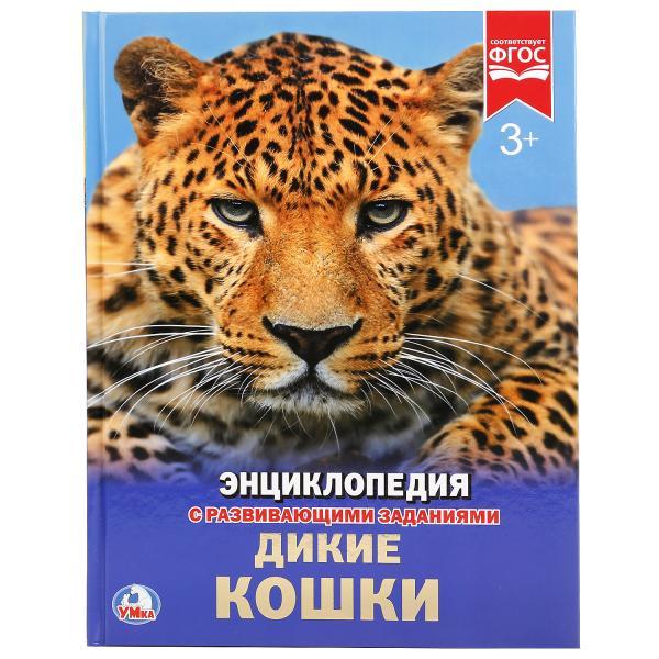 Дикие кошки (энциклопедия А4) , "Умка", твёрдый переплёт. - фото 1 - id-p111522033