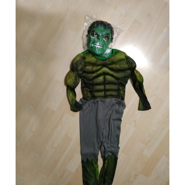 Костюм детский Халк Hulk Avengers Muscle (с мышцами) - фото 7 - id-p88196394