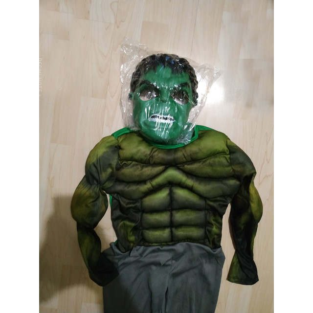 Костюм детский Халк Hulk Avengers Muscle (с мышцами) - фото 8 - id-p88196394