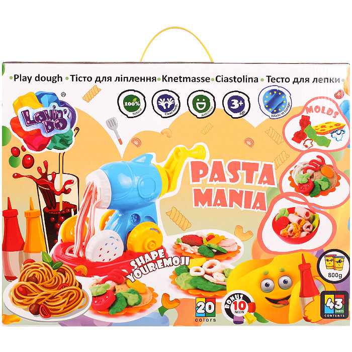 Тесто для лепки в наборе ТМ Lovin'Do Pasta mania 11030 - фото 1 - id-p111560170