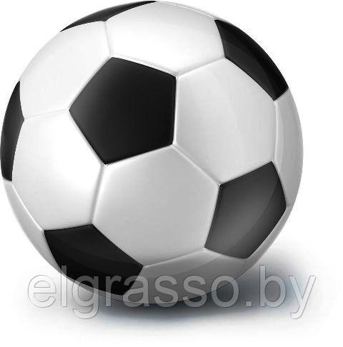 Детский мяч "футбольный", 20см, Радуга
