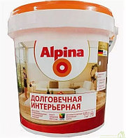 Краска Alpina ВД-ВАЭ Долговечная интерьерная База 1, белая, 10 л / 14,4 кг