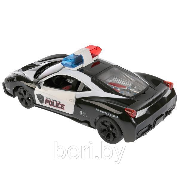 163-E8022A Машина "Полиция", радиоуправлении, 32 см, 1:12, свет, открываются двери, резиновые колеса - фото 3 - id-p111553810