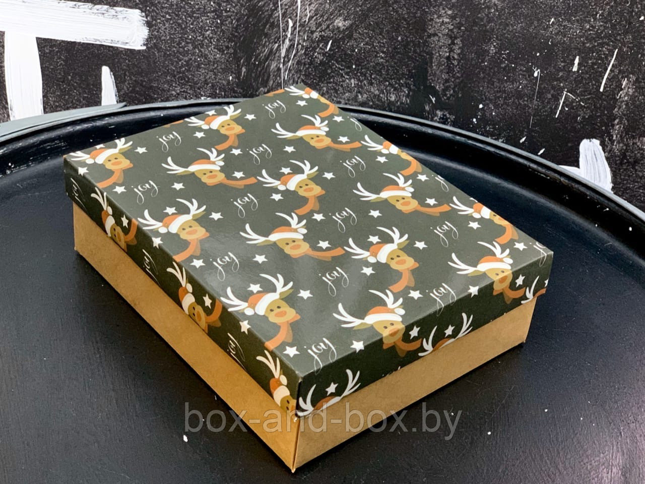 Коробка подарочная "Малыши-оленята" (цены в описании)
