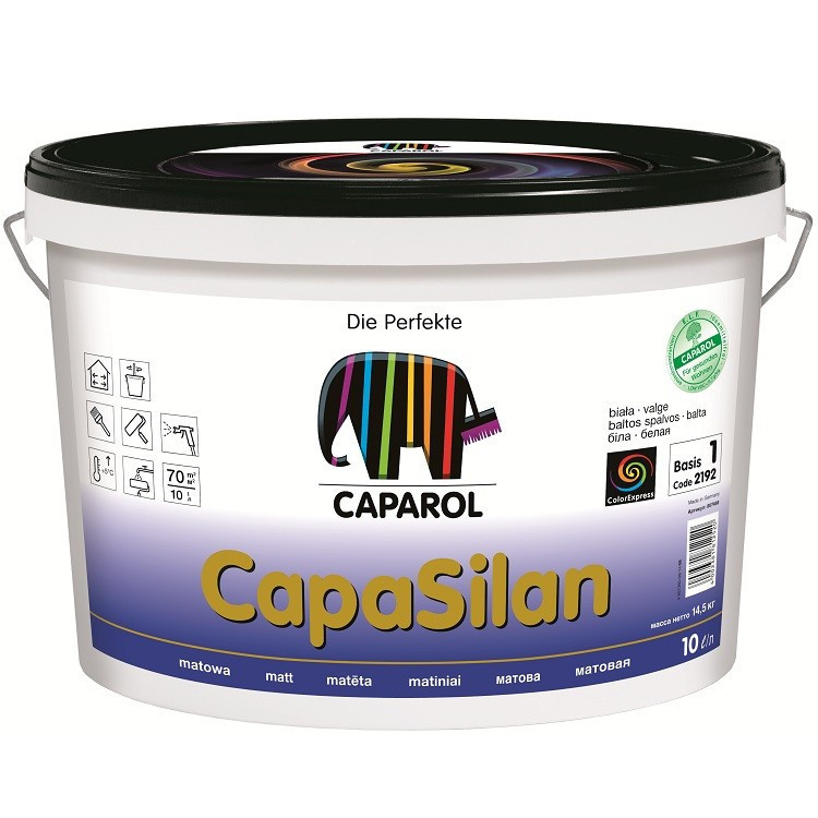 Краска Капарол КапаСилан, 2,5 л., 1 база, Caparol CapaSilan B1, 2,5л
