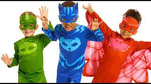 Детский карнавальный костюм PJ MASKS герои в масках - фото 1 - id-p111571422
