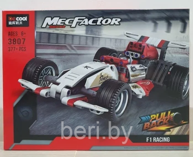 3807 Конструктор Decool "Формула F1", аналог Lego Technic, 377 деталей - фото 3 - id-p111572025