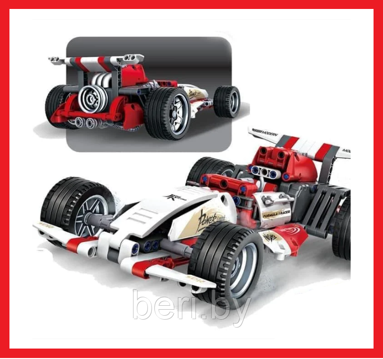 3807 Конструктор Decool "Формула F1", аналог Lego Technic, 377 деталей - фото 1 - id-p111572025