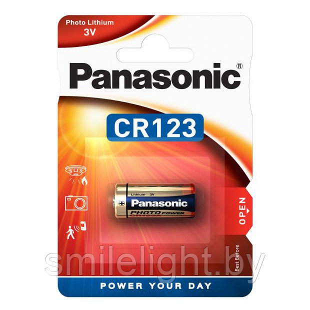 Элемент питания Panasonic CR123А , BL.1