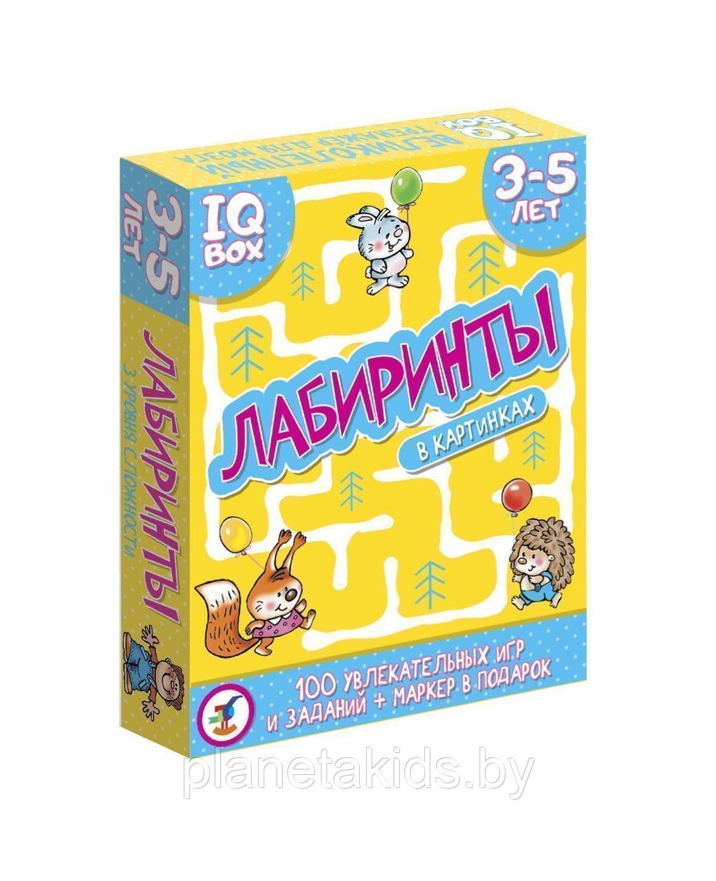 Логическая игра IQ Box. Лабиринты. 3-5 лет, арт.DR-3566 - фото 1 - id-p111585147