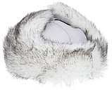 Шапка-ушанка "ЕВРО" (Полярный волк) размер 58-60., фото 6