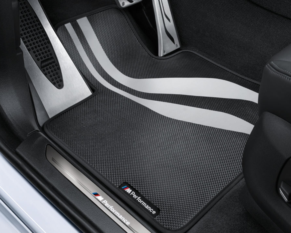 Текстильные передние коврики M Performance BMW F10/F11 5 серия - фото 1 - id-p111587098