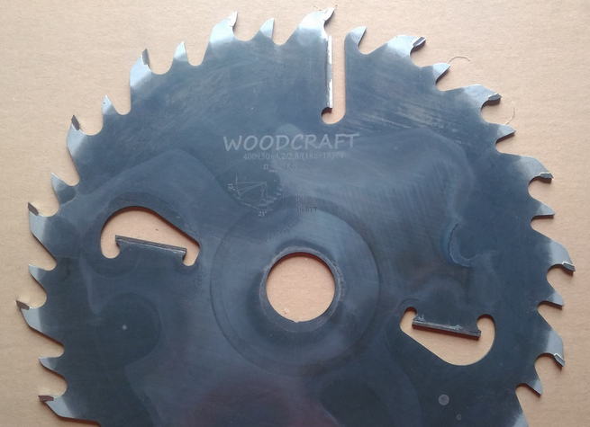  Пила дисковая с твердым сплавом 250*50*1,8/2,8*18+18+2 WoodCraft