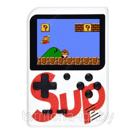 Игровая приставка SUP Game box Plus 400 игр в 1 желтый - фото 2 - id-p101100455